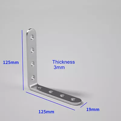 304 Stainless Steel Corner Brace Joint Shelf Support L-Shape Right Angle Bracket • $142.55