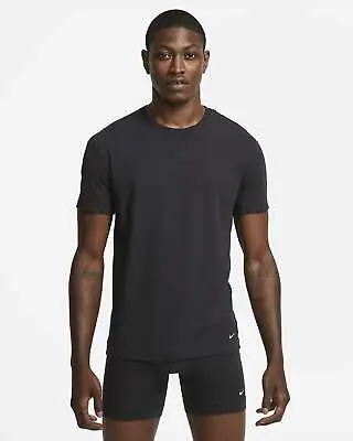 Nike Everyday Cotton Stretch Mens Slim Fit Crew Neck 2 Pack KE1010 - SIZE S • $26.99