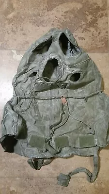 Vintage 1964 U.S. Vietnam Era M17 A1 Gas Mask Hood In Bag-Mint In Bag-Nice- • $14.99