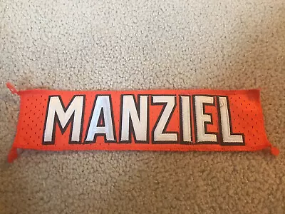 Cleveland Browns Johnny Manziel Jersey  Namebar Orange Nameplate • $19.99