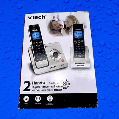 V Tech Cordless Phone 2 Handset Answering Caller ID Call Waiting HD LS6425-2 NOB • $29.99