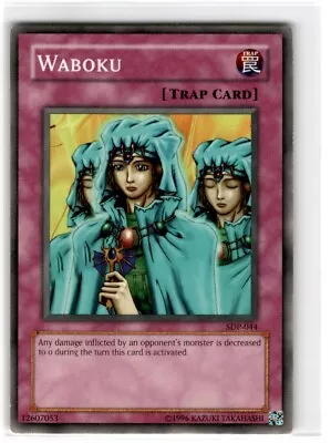 Yu-Gi-Oh! Waboku Common SDP-044 Lightly Played Unlimited • $2.14