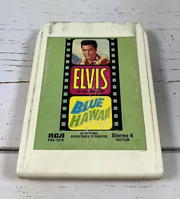 RARE Vintage ELVIS PRESLEY  BLUE HAWAII  1961 STEREO SOUNDTRACK 8 Track Tape • $4.37