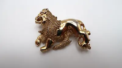 Vintage Da Vinci Lion Brooch 4.2cm • $10.40