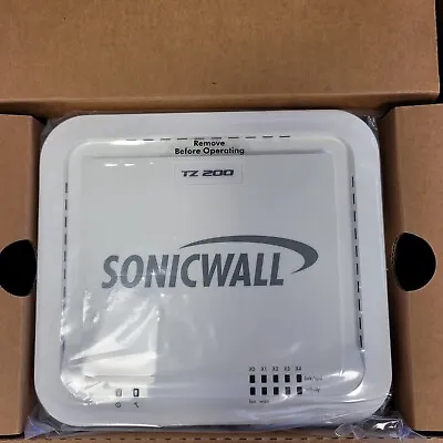 SonicWALL TZ 200 Secure Upgrade Plus Security Firewall 01-SSC-866 ~ New • $52.25