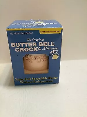 The Original Butter Bell Crock L. Tremain 2016 Soft Spreadable Butter Matte Aqua • $15