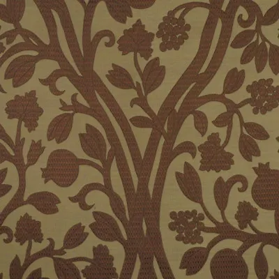 Fabric Robert Allen Beacon Hill Amerikey Teak Silk Matelasse Floral Drapery II14 • $2.99