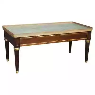 Louis XVI Style Marble Top Coffee Table Attributed To Maison Jansen • $2095