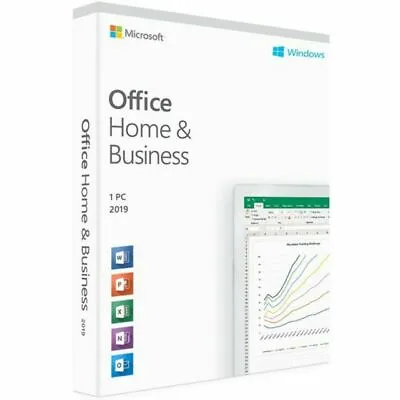 Microsoft Office 2019 Home & Business Medialess 1 User PC • $250