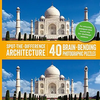 £3.26 • Buy Spot-the-Difference Architecture: 40 Brain-Bending Photographic 