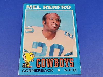 1971 Topps Football #118 Mel Renfro High Grade Near Mint Nrmt • $5.99