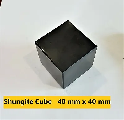 Shungite Cube 40 X 40 Mmemf Protection Shungite Large Cube Polished • $32