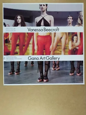 2007 Vanessa Beecroft Exhibition Gana Art Gallery Vintage Print Ad • $9.99