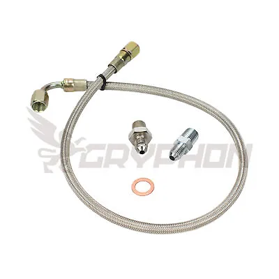 Turbo Oil Feed Line Kit RB25DET RB30 Top Mount BorgWarner S200 S300 S400 • $29.58