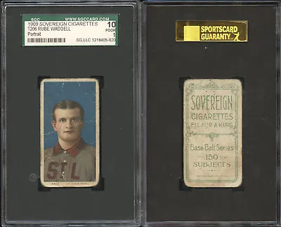 T206 Rube Waddell Portrait HOF~~ SGC 1 ~~ Sovereign 150 • $399.99