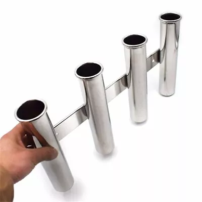 4 Link Tubes Boat Fishing Rod Holder Stainless Steel For Marine Yacht 15-3/4   • $35.06