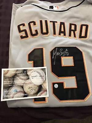 Marco Scutaro  Sf Giants Signed Majestic Replica Sewn Jersey!coa Premier Sports • $269