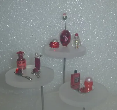 Valentine Miniature Bead Vanity Perfume Set For Curio Barbie Or Display V24-3 • $10.95