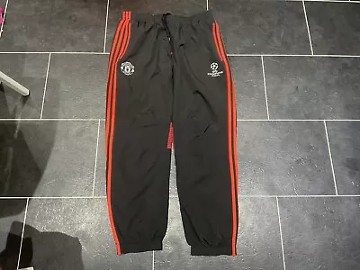 Mens XL Manchester United Tracksuit Bottoms 2015 Champions League Shirt W36-w38 • £4.99