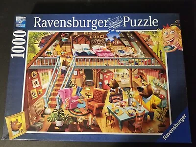 Ravensburger 1000 Piece Puzzle GOLDILOCKS GETS CAUGHT 2022 Missing 1 Piece • $8
