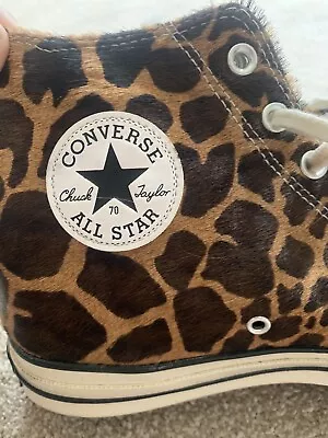 Converse Giraffe Print Textured Limited Special Edition Very Rare Size 11 EUR 45 • £99.99