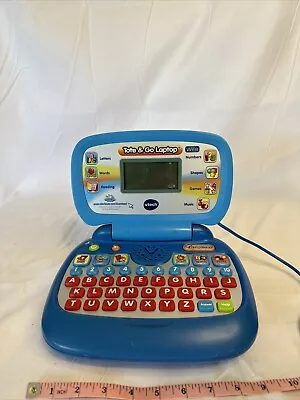 VTECH Tote & Go Laptop WEB Computer W/Mouse Educate Kids STEM 3-6 Years TESTED! • $9.99