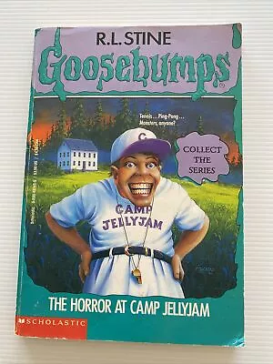 Goosebumps Book R. L. Stine 1995 # 33 The Horror At Camp Jellyjam • $8