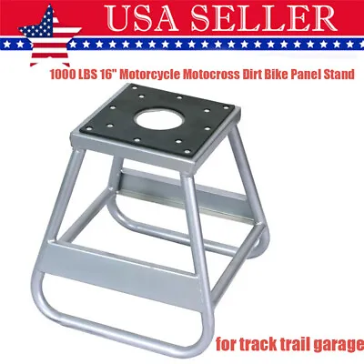 1000 LBS 16  Motorcycle Motocross Dirt Bike Panel Stand For Track Trail Garage • $83.69