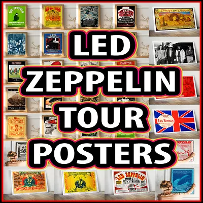 Led Zeppelin Live Tour Concert Venue Gig Full Size Posters Choose Yours : XXL • $11.36