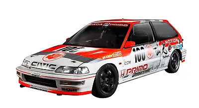 Clear Body Shell Classic Honda  Civic SI For 1:10 RC MINI Tamiya  M05 Etc 210mm • $43.62