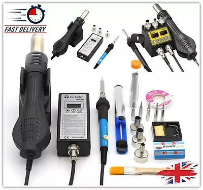 £39.98 • Buy Rework Soldering Station Digital Hot Air Gun Disordering Set 8586  Welder Nozzle