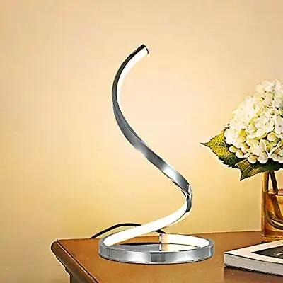 $29.99 • Buy Modern LED Table Lamp Bedside Lamp Nightstand Sprial Desk Light For Bedroom