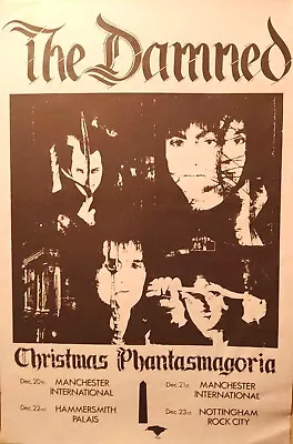 The Damned Christmas Phantasmagoria 1985 Punk Music Memorabellia. • £100