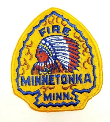 Vintage NOS Fire Department Minnetonka MN Minnesota Hennepin County Patch  • $14.95