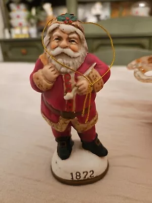 1872 Santa Ornament 1984 Christmas Reproductions Inc. Memories Of Santa Vintage • $21