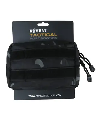 Kombat UK Small MOLLE Utility Pouch - BTP Black  Military Army Style • £13.99