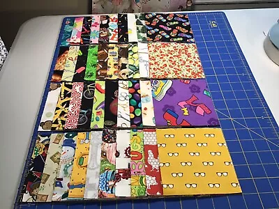 I SPY Quilt Squares Lot Of (40)  5 X5  100% Cotton Rotary Cut RARE SQUARES • $9