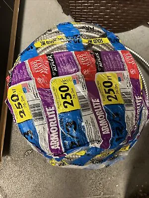 $250 • Buy Southwire 250 Ft. 12/3 MC Armored Cable Electrical Wire 68583455 Southwire ~ NEW