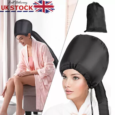 Adjustable Hair Drying Salon Cap Bonnet Hood Hat Handheld Blow Dryer Attachment • £7.99