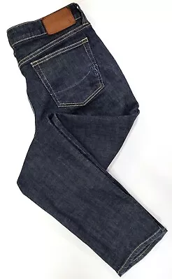 Martin + Osa Jeans 28 Long Slim Fit Dark Wash Straight Leg Mid Rise • $15