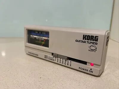 Vintage KORG Guitar Tuner Quartz Analog GT-6J Japan • $60