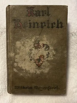 German Karl Heinrich Book Vtg 1904  Rare Textbook Wilhelm Meyer Forster • $15