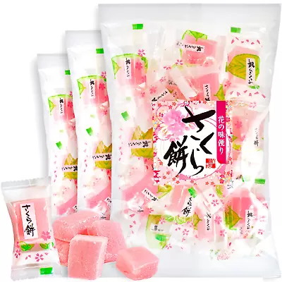 3SET Gift Japanese Sweets Candy Sakura Mochi Cherry Blossom Rice Cakes 900g • $39.60