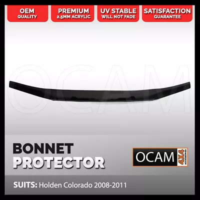 Bonnet Protector For Holden Colorado RC 2008 - 2011 Tinted Guard • $99