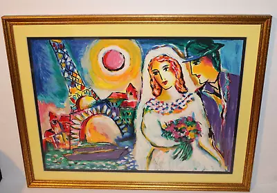 Vintage Zamy Steynovitz Picture Honeymoon Cruise Contemporary Impressionism Rare • $75