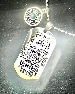 Bioenergetic Geometry Complete GI Health With Crohn’s Sppt Silver Alumn Dog Tag • $10