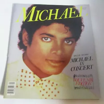 1984 Michael Jackson In Concert Souvenir Edition Picture Book Thriller • $19.99