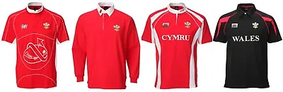 New Toddler Unisex Baby Wales Welsh Cymru Traditional Various Rugby Shirts • £12.99