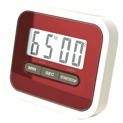 £3.69 • Buy New Magnetic LCD Digital Kitchen Timer Count Up Down Cooking Alarm Loud Beeper