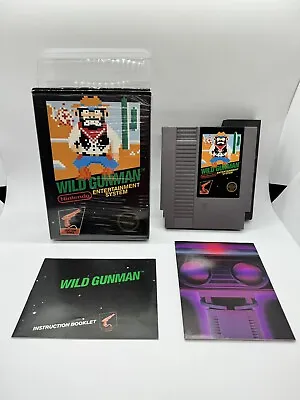 Wild Gunman Nintendo NES CIB Complete Hangtab 5 Screw Near Mint In Cello • $699.99